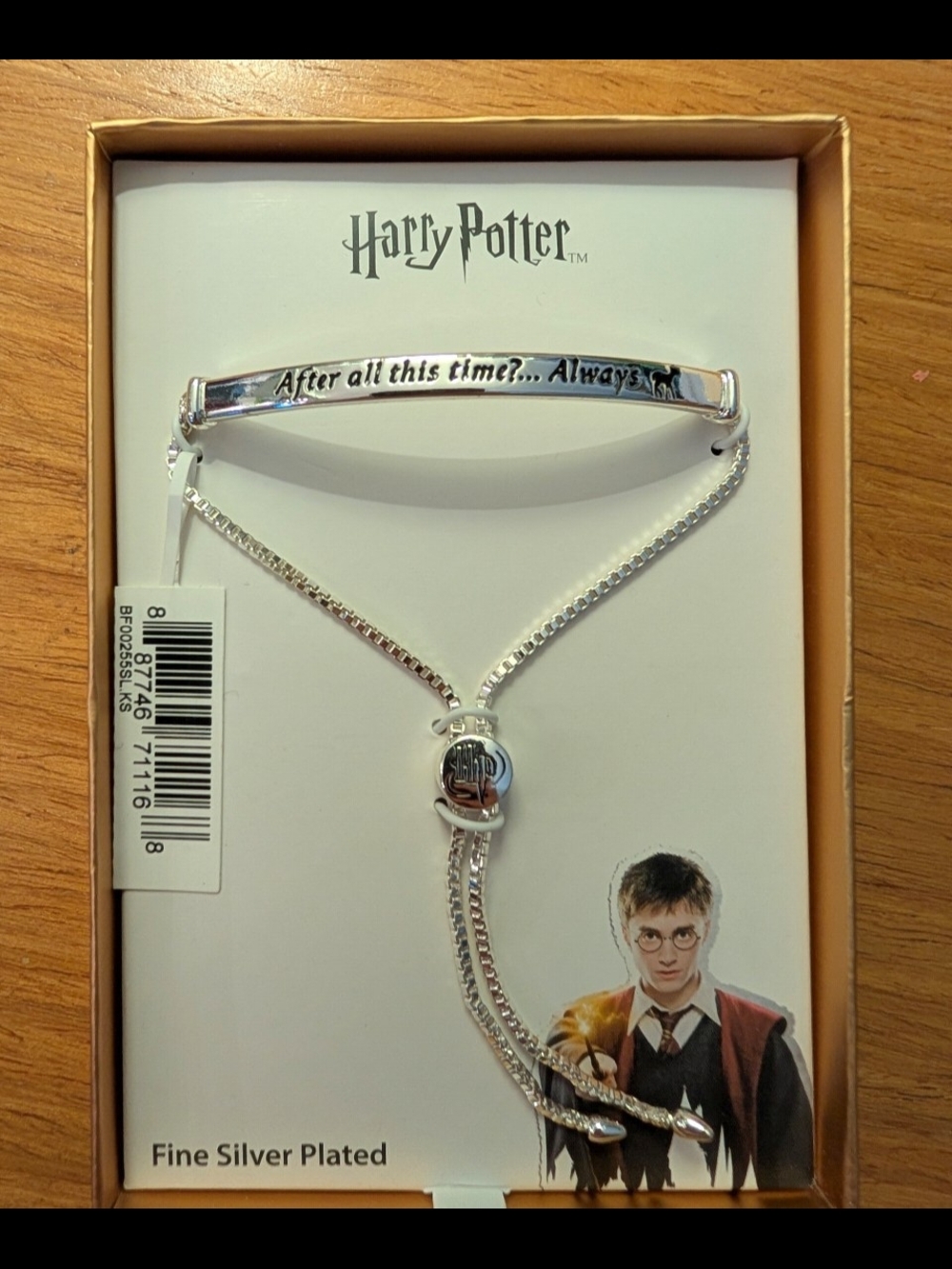 Warner Bros. Silver-Plated "After all this time?... Always" Bracelet